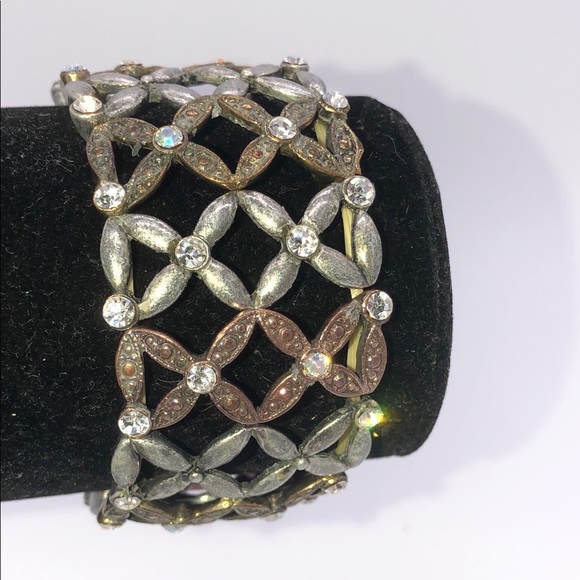 Vintage Stretch Bangle Bracelet - Picture 2 of 6